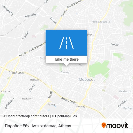 Πάροδος Εθν. Αντιστάσεως map