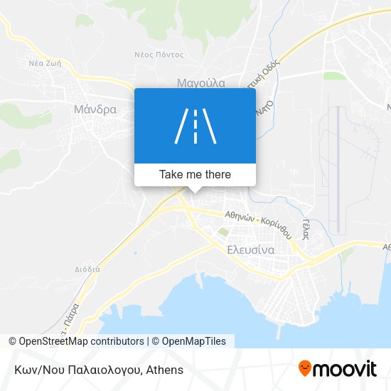 Κων/Νου Παλαιολογου map