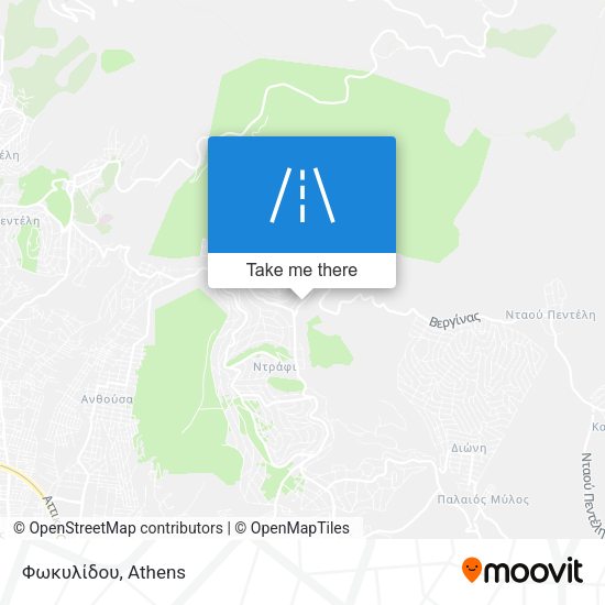 Φωκυλίδου map