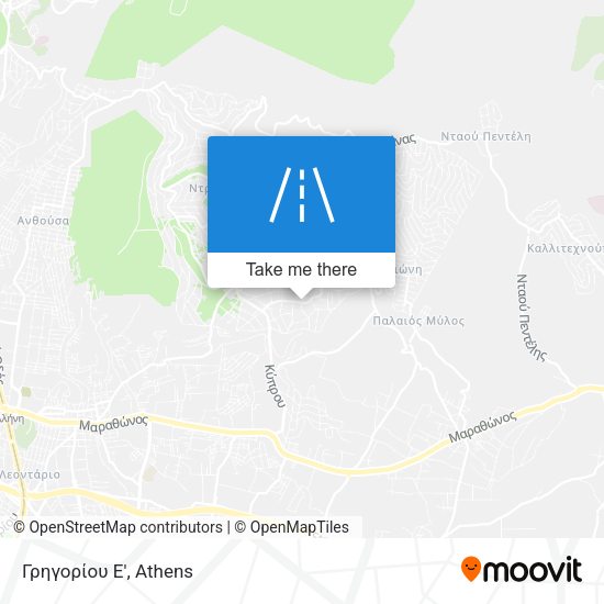 Γρηγορίου Ε' map