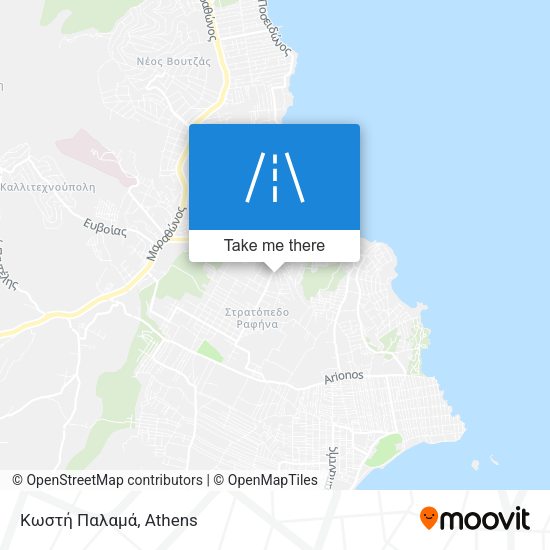 Κωστή Παλαμά map