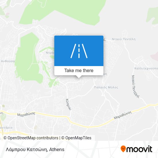 Λάμπρου Κατσώνη map