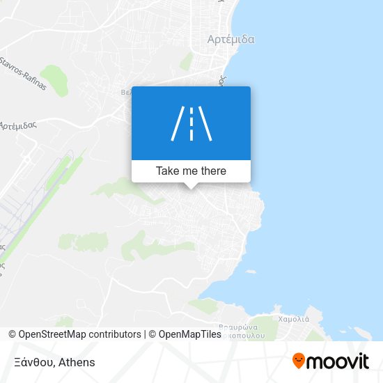 Ξάνθου map