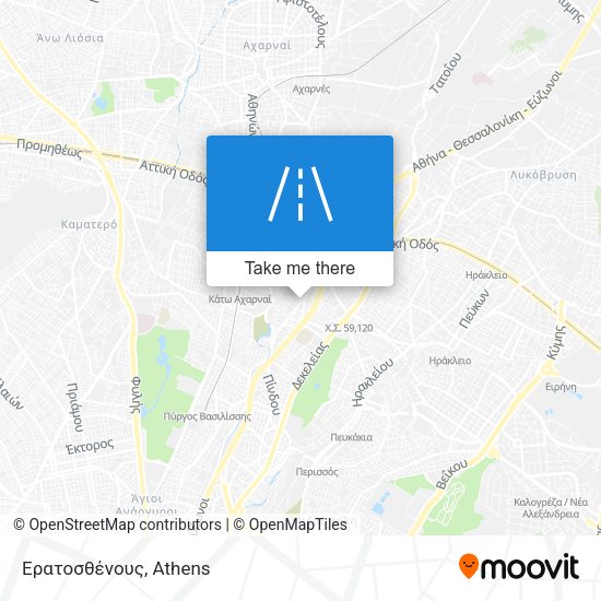 Ερατοσθένους map