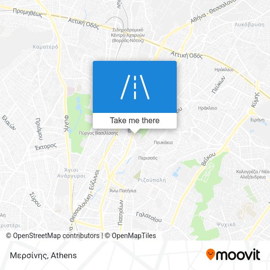 Μερσίνης map