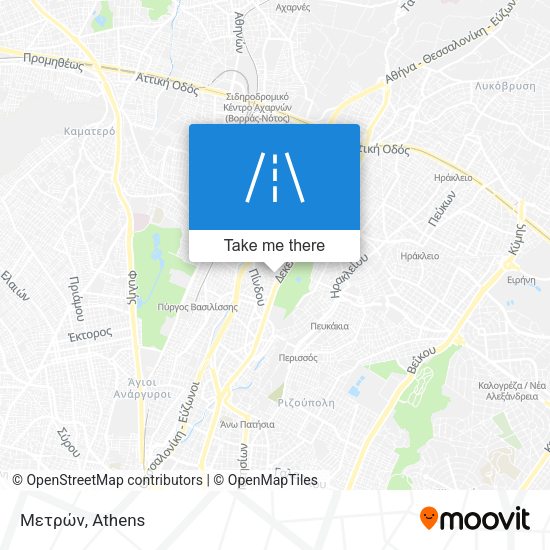 Μετρών map