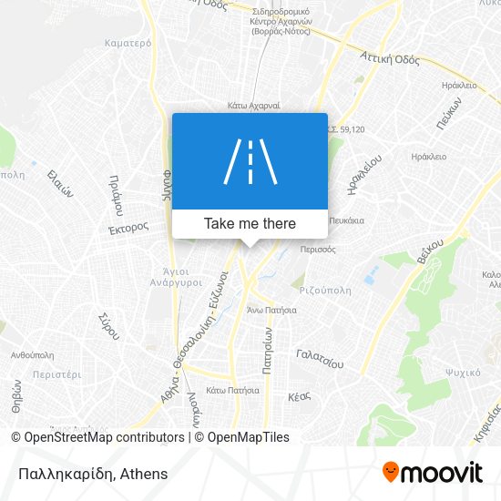 Παλληκαρίδη map