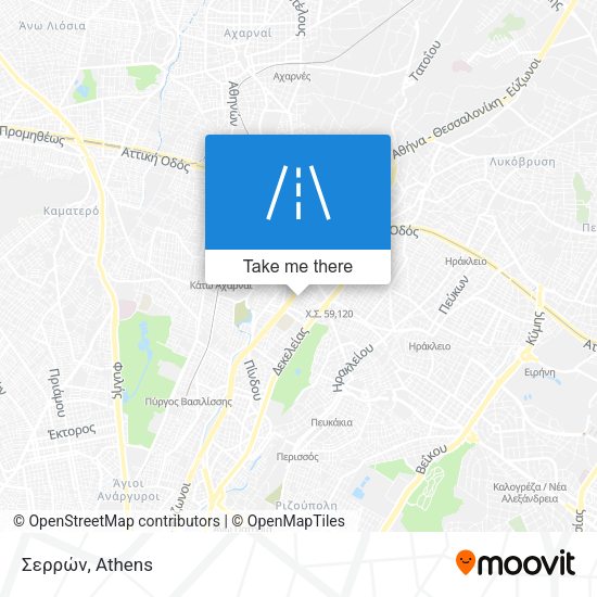 Σερρών map
