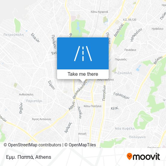 Εμμ. Παππά map