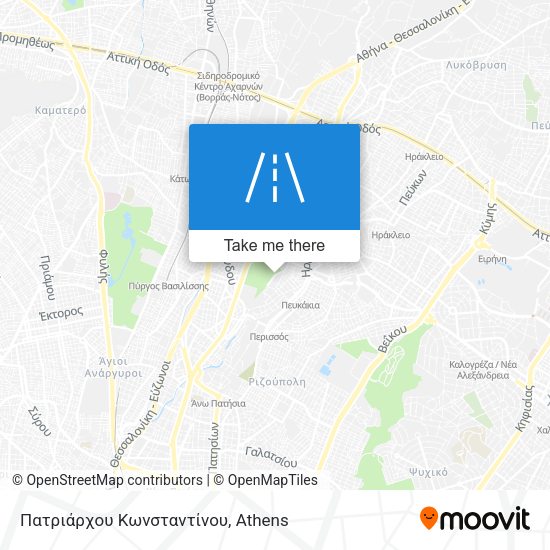 Πατριάρχου Κωνσταντίνου map