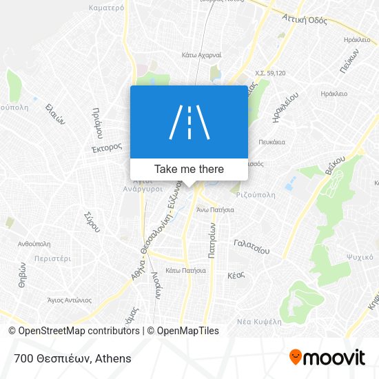 700 Θεσπιέων map