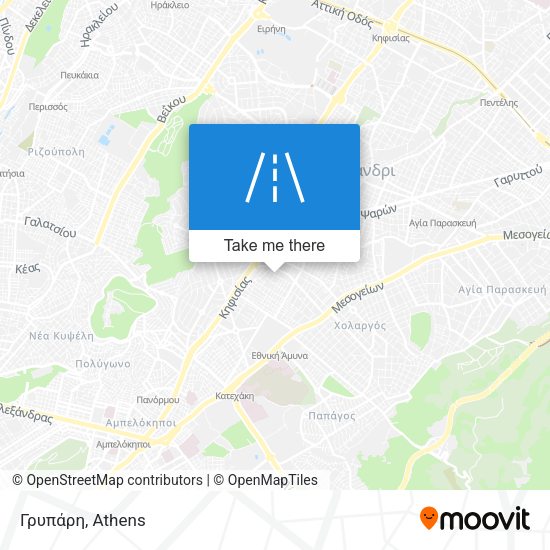 Γρυπάρη map