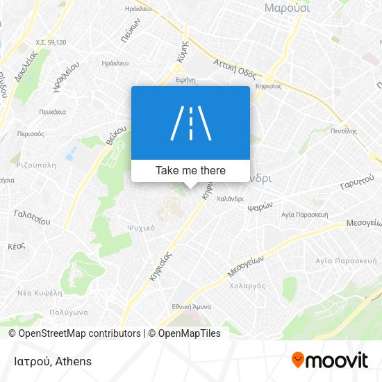Ιατρού map