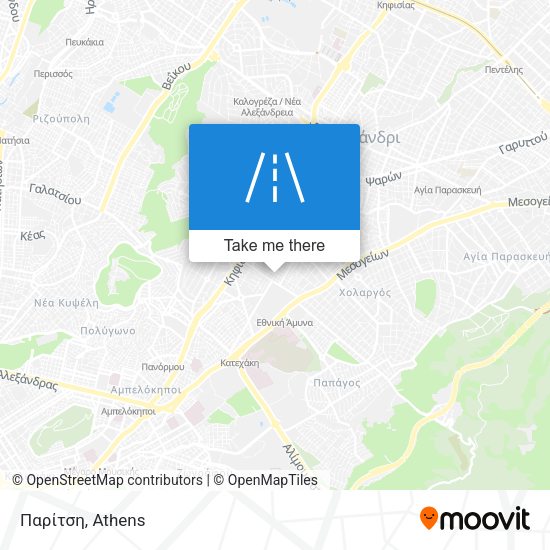 Παρίτση map