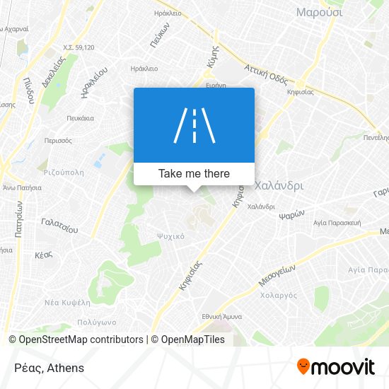 Ρέας map