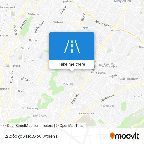 Διαδόχου Παύλου map