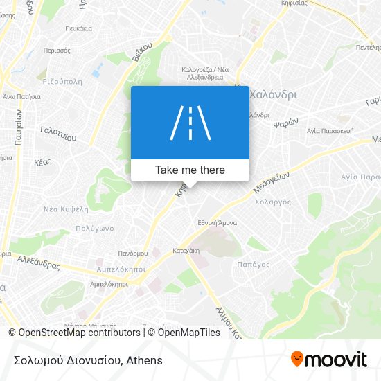 Σολωμού Διονυσίου map