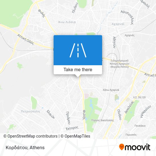 Κορδάτου map