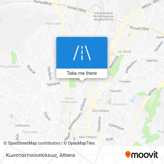 Κωνσταντινουπόλεως map