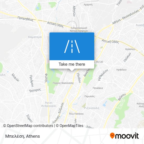 Μπελέση map