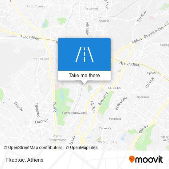 Πιερίας map