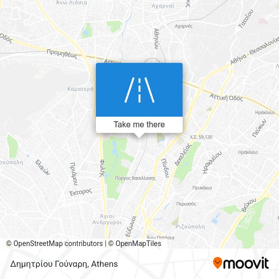 Δημητρίου Γούναρη map
