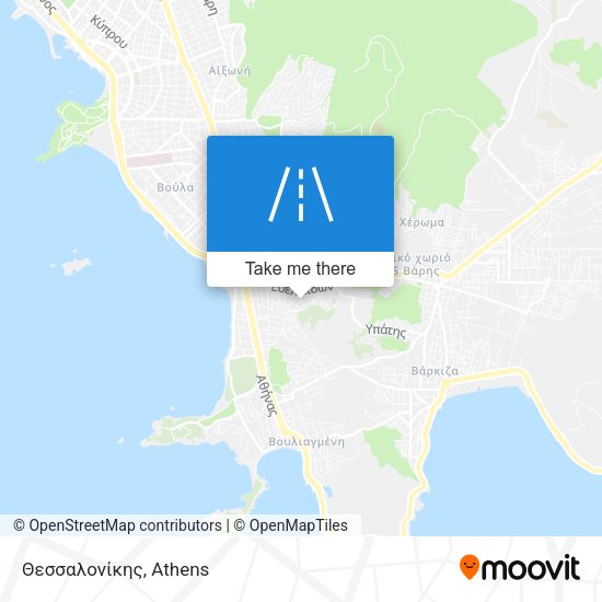 Θεσσαλονίκης map