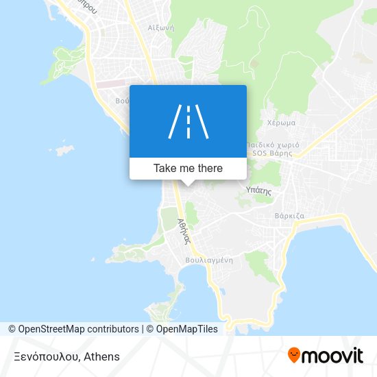 Ξενόπουλου map