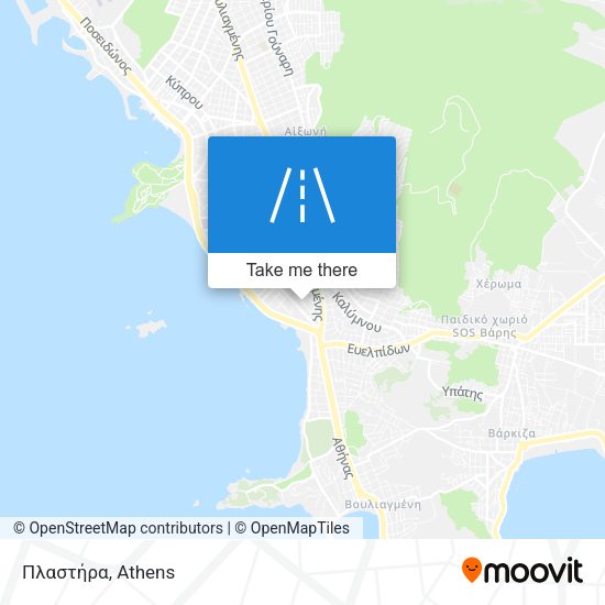 Πλαστήρα map