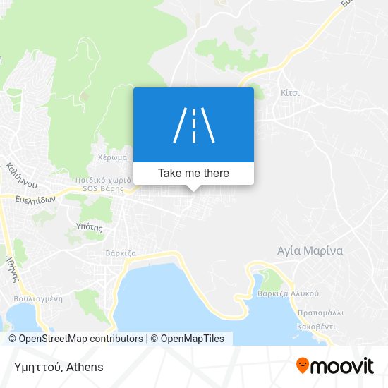 Υμηττού map