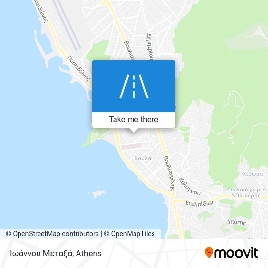 Ιωάννου Μεταξά map