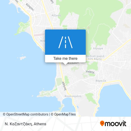 Ν. Καζαντζάκη map