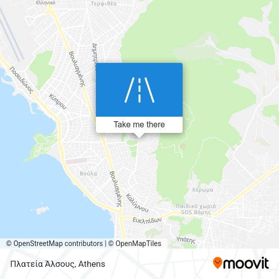 Πλατεία Άλσους map