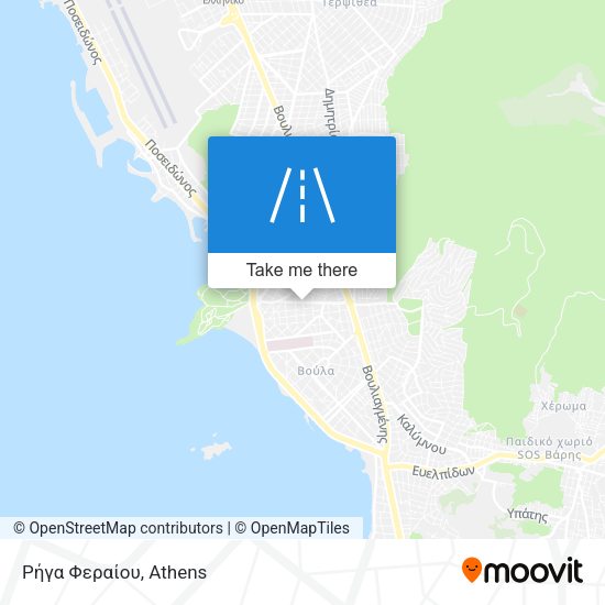 Ρήγα Φεραίου map