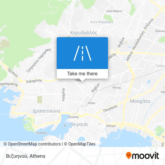 Βιζυηνού map