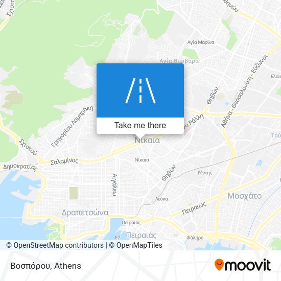 Βοσπόρου map
