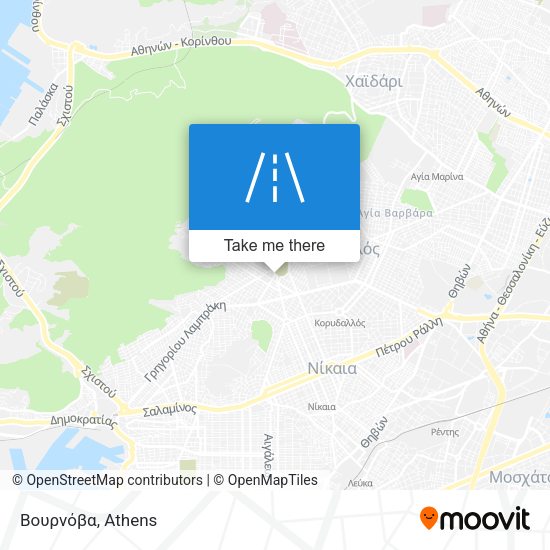 Βουρνόβα map