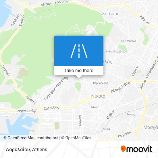 Δορυλαίου map