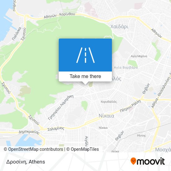 Δροσίνη map