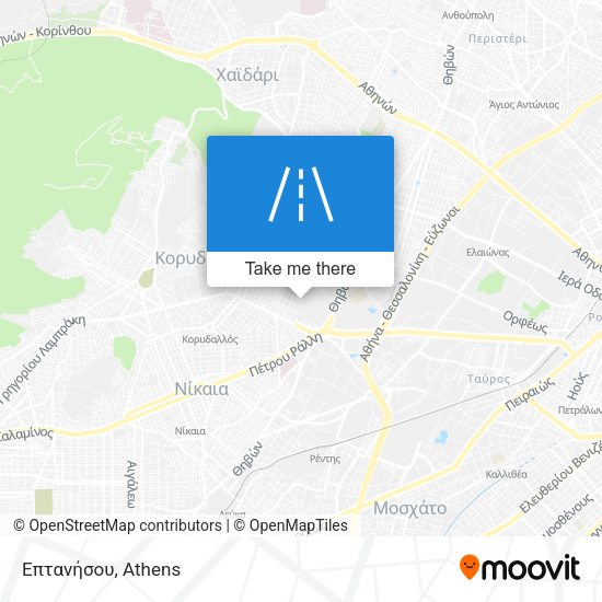 Επτανήσου map