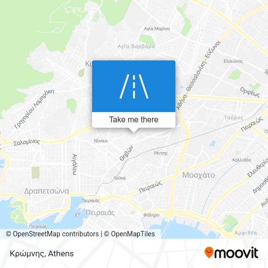 Κρώμνης map