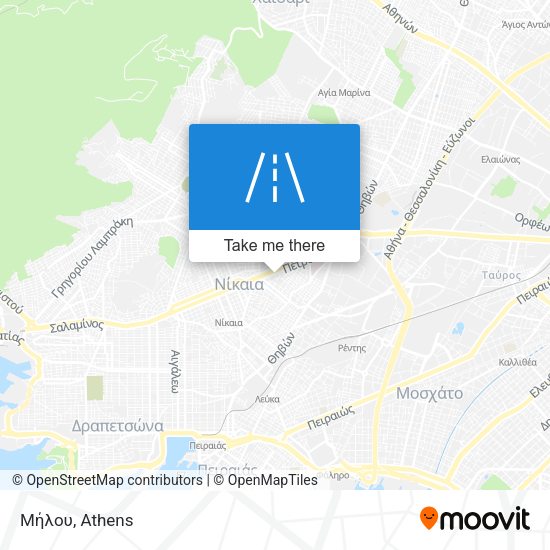 Μήλου map