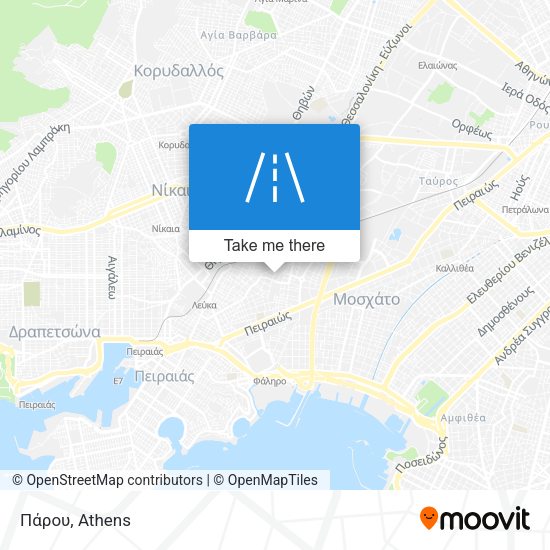 Πάρου map