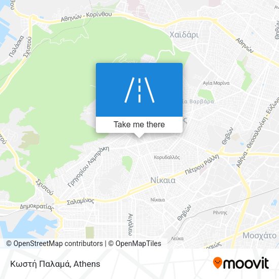 Κωστή Παλαμά map