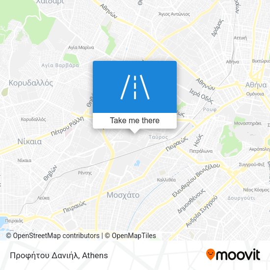 Προφήτου Δανιήλ map