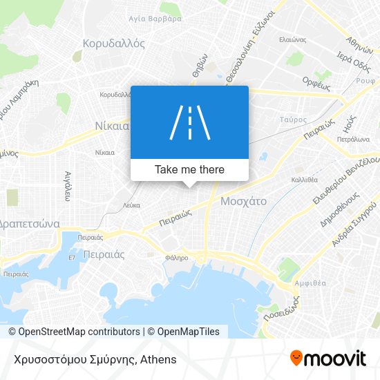 Χρυσοστόμου Σμύρνης map
