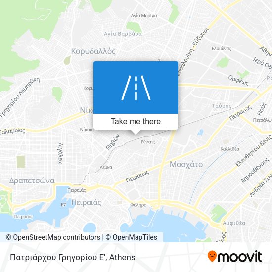 Πατριάρχου Γρηγορίου Ε' map