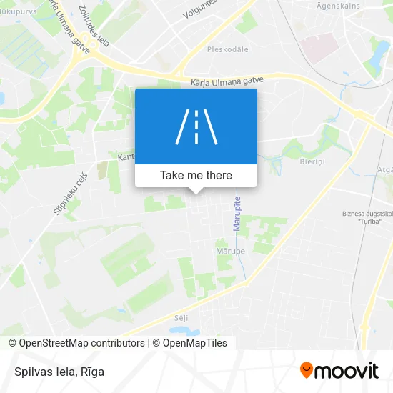 Карта Spilvas Iela