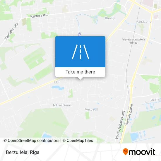 Beržu Iela map