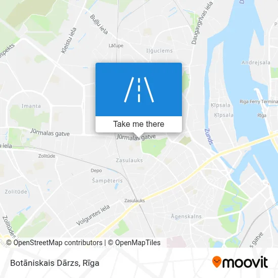 Botāniskais Dārzs map